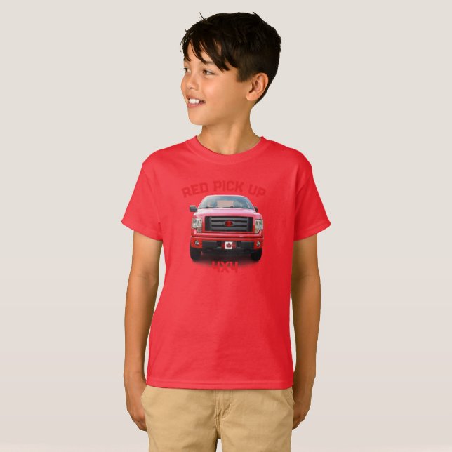 RED PICK UP T-Shirt (Front Full)