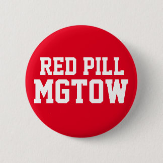 Red Pill MGTOW 6 Cm Round Badge