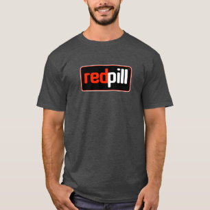Red Pill™ Text Black Logo T-Shirt