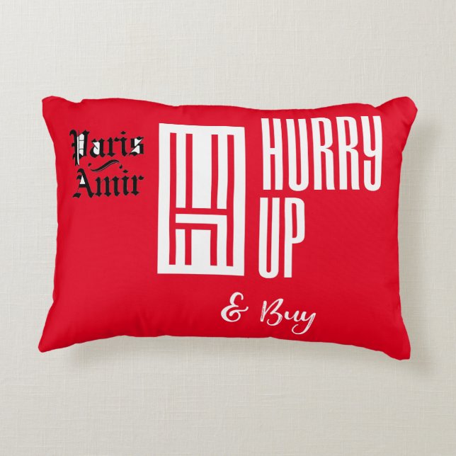 Red pillow 2  (Back)