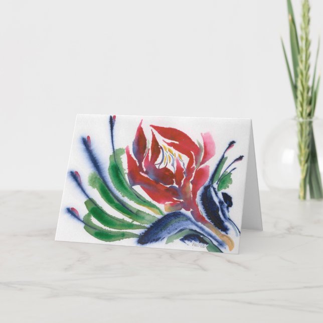 Red Pincers Notecard (Front)