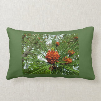 Red Pines or Norway Pine Flowers Accent Pillows
