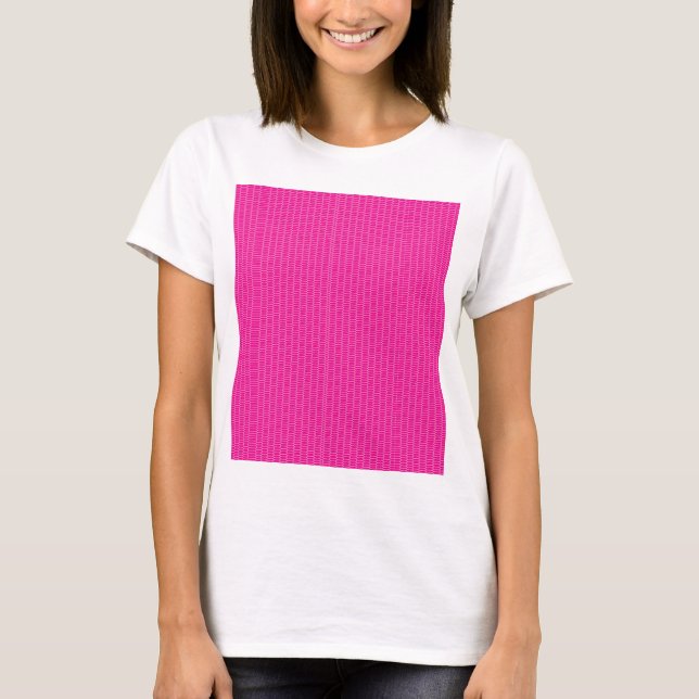 Red, pink, and purple paint strokes overlap and bl T-Shirt (Front)