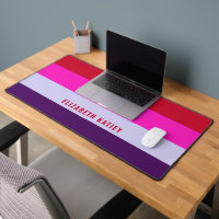 Red, Pink and Purple Stripes Pattern 