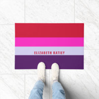 Red, Pink and Purple Stripes Pattern 