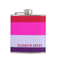 Red, Pink and Purple Stripes Pattern 
