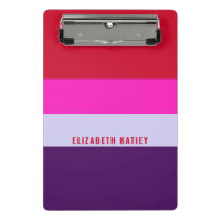 Red, Pink and Purple Stripes Pattern 