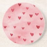 Red Pink Hearts Love   Coaster<br><div class="desc">Red Pink Hearts Love</div>