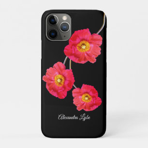 Red Pink Modern Poppies Poppy Flower   Case-Mate iPhone Case