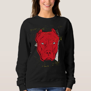 Red Pitbull Sweatshirt