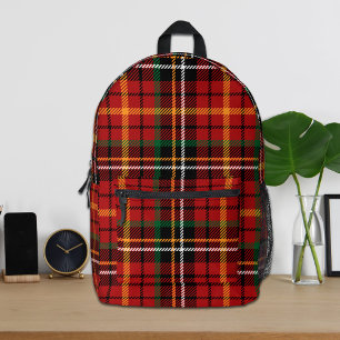 Red Plaid Backpack
