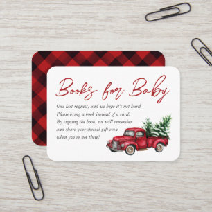 Red Plaid Bundle of Joy Books for Baby Insert