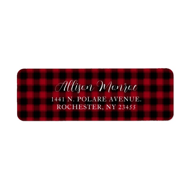 Red Plaid Chequered Pattern (Front)