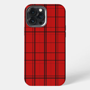 Red plaid christmas pattern iPhone 13 pro max case