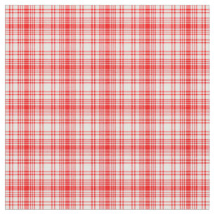 Red Plaid Fabric