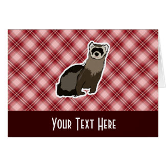 Red Plaid Ferret