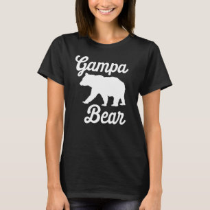 Red Plaid Gampa Bear Matching Buffalo Family Pajam T-Shirt