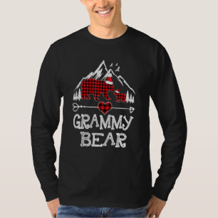 Red Plaid Grammy Bear  Matching Pajama Family  1 T-Shirt