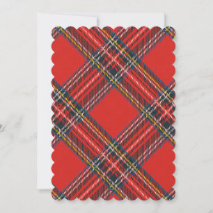 Red Plaid Holiday Card