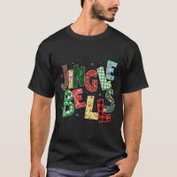 Red Plaid Jingle Bells Christmas Matching Family P