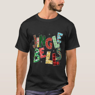 Red Plaid Jingle Bells Christmas Matching Family P T-Shirt