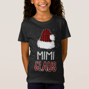 Red Plaid Mimi Claus - Matching Family Funny Chris T-Shirt