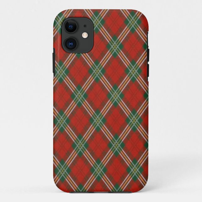 Red Plaid Phone Case (Back)