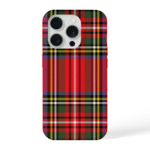 Red Plaid Phone Cases - Customizable