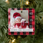 Red Plaid Pine Tree Baby Birth Stats & Photos