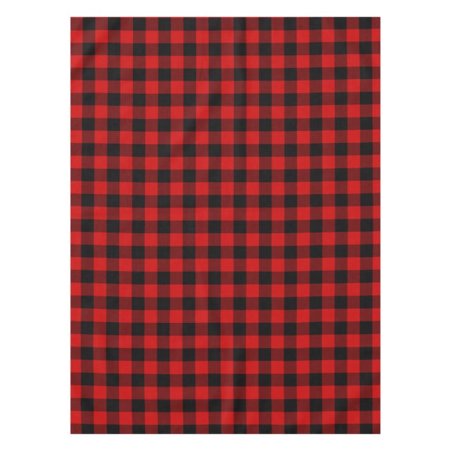 Red Plaid Tablecloth (Front)