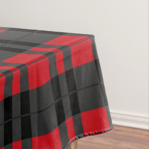 Red Plaid Tablecloth