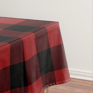 Red Plaid Tablecloth