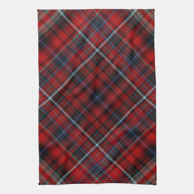 Red Plaid Tea Towel (Vertical)
