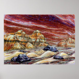 Red Planet Art Print