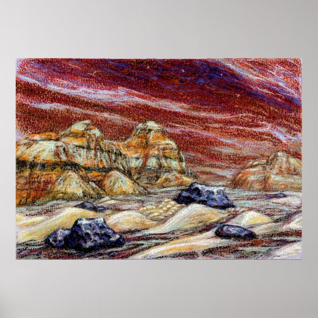 Red Planet Art Print (Front)