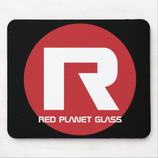 Red Planet Glass Mousepad