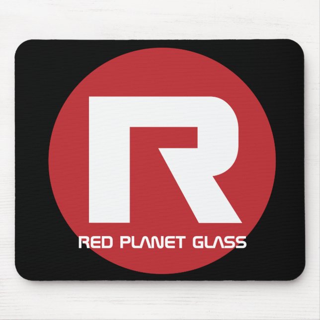 Red Planet Glass Mousepad (Front)