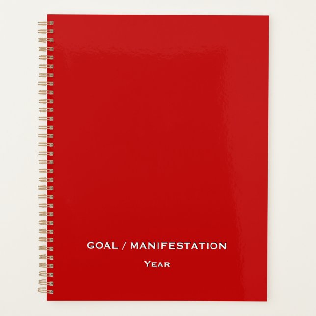 Red Planner (Front)