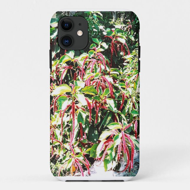 Red Plant Case-Mate iPhone Case (Back)