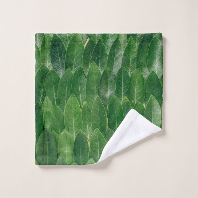 Red plant leaves wash cloth (Wash Cloth)