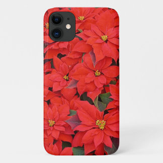 Red Poinsettias I Christmas Holiday Floral Photo Case-Mate iPhone Case