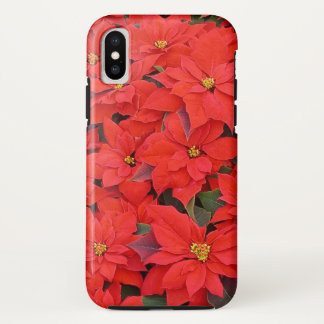 Red Poinsettias I Christmas Holiday Floral Photo Case-Mate iPhone Case