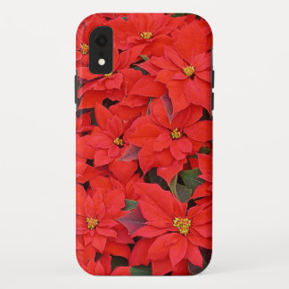 Red Poinsettias I Christmas Holiday Floral Photo Case-Mate iPhone Case