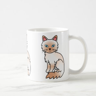 Red Point Birman / Ragdoll Cat Coffee Mug