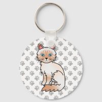 Red Point Tabby Birman / Ragdoll Cat Illustration