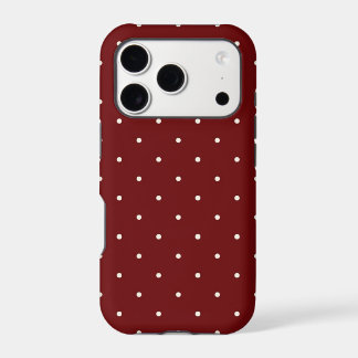 Red Polka Dot iPhone 17 Pro Case