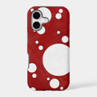 Red Polka Dot iPhone Case