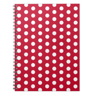 Red Polka Dot Kitchen Recipe Notebook Gift