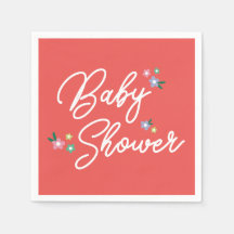 Red Polka Dot Ladybug Baby Girl Shower