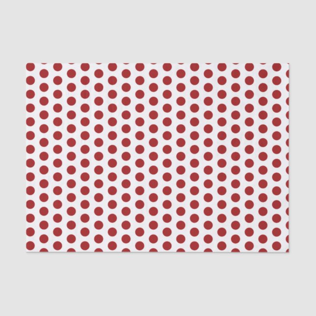 Red Polka Dot tissue paper (Front)